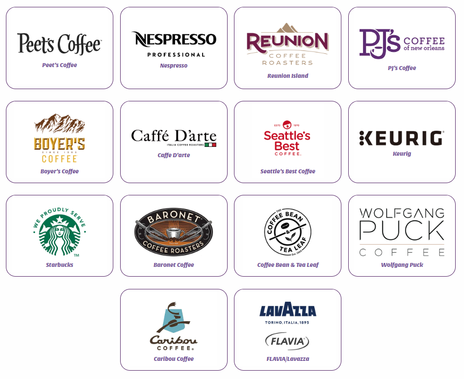 First Choice Coffee Service Coffee Brand Carried